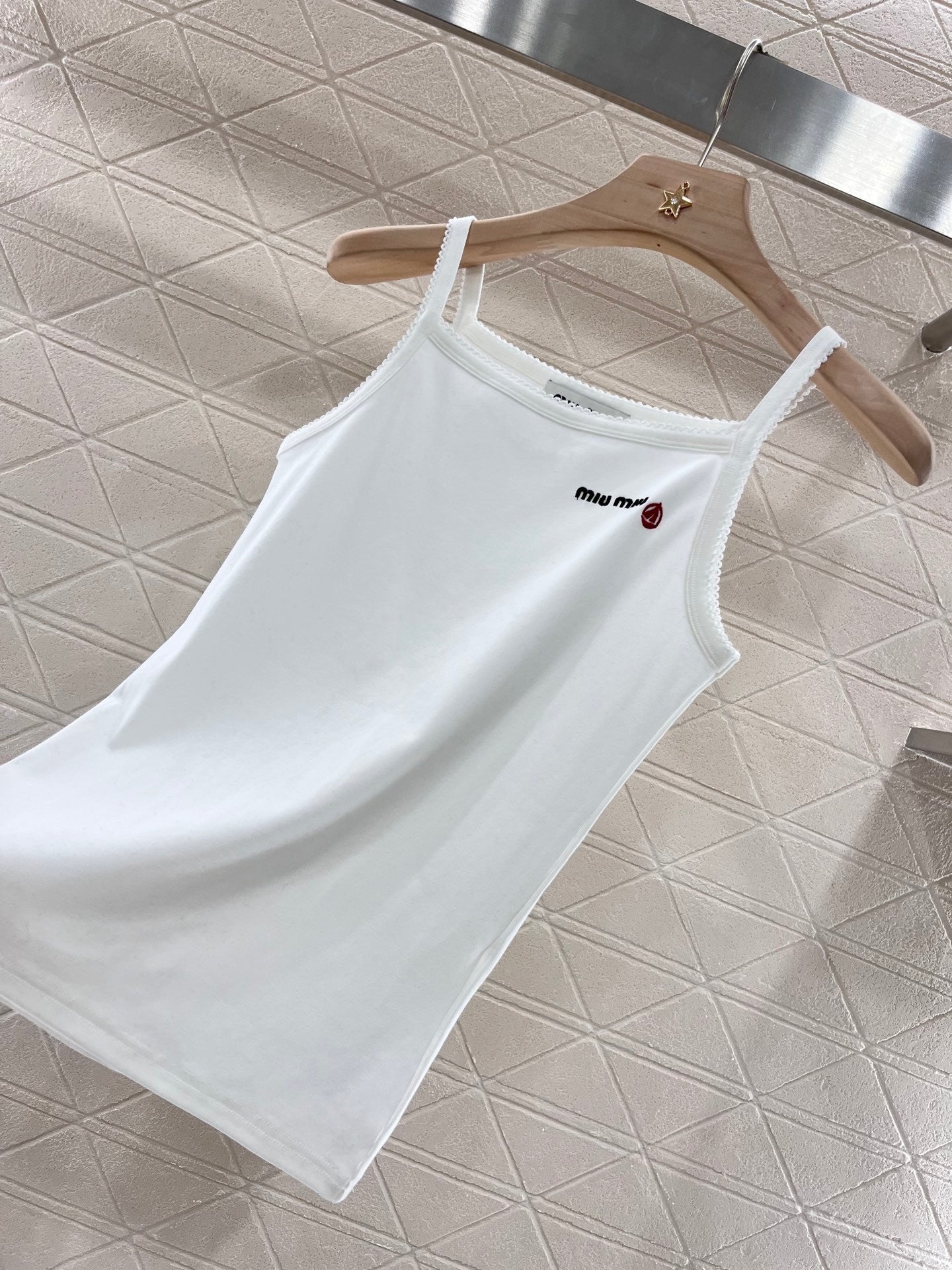 New fashion cotton twill lace camisole