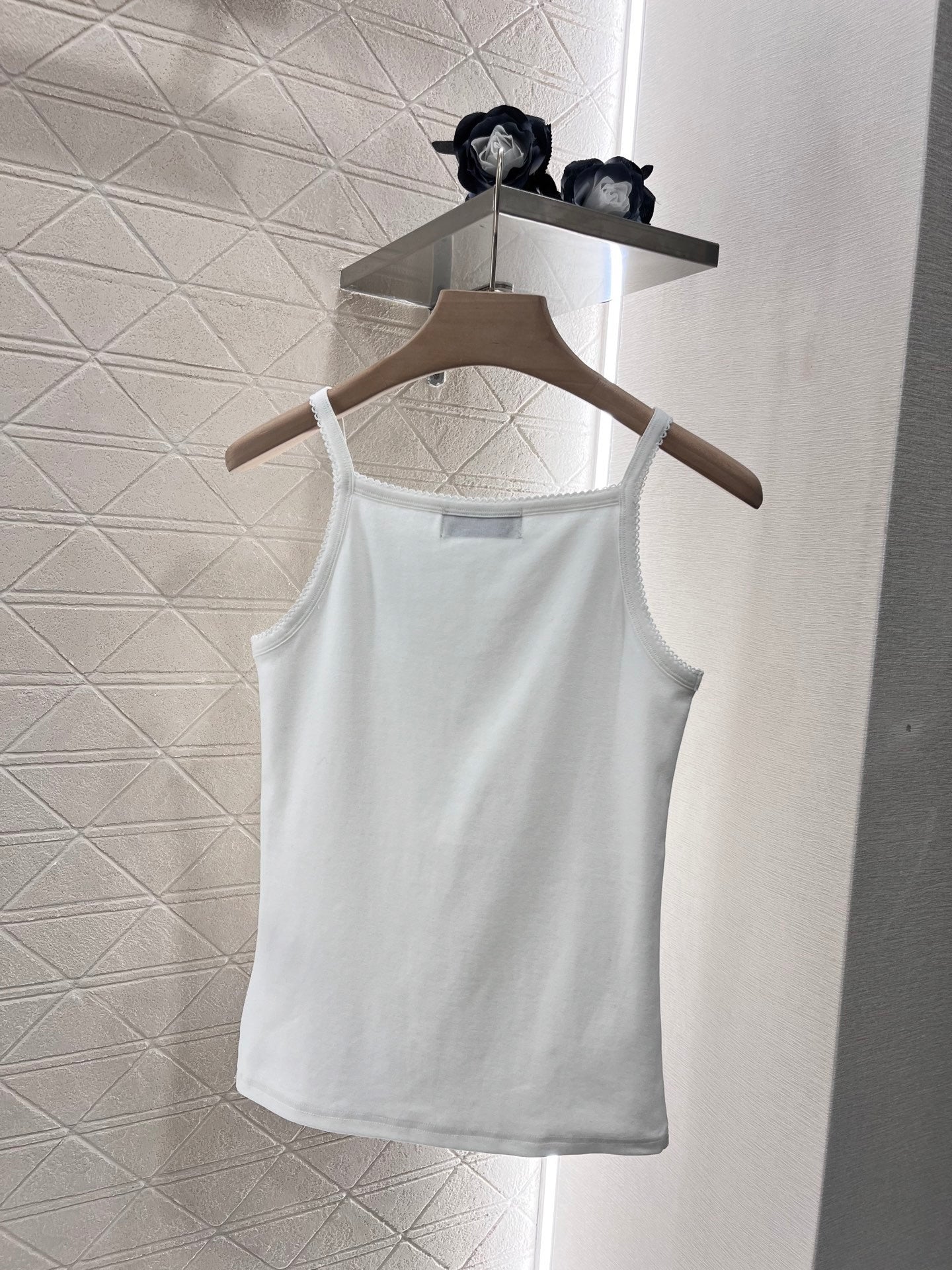 New fashion cotton twill lace camisole