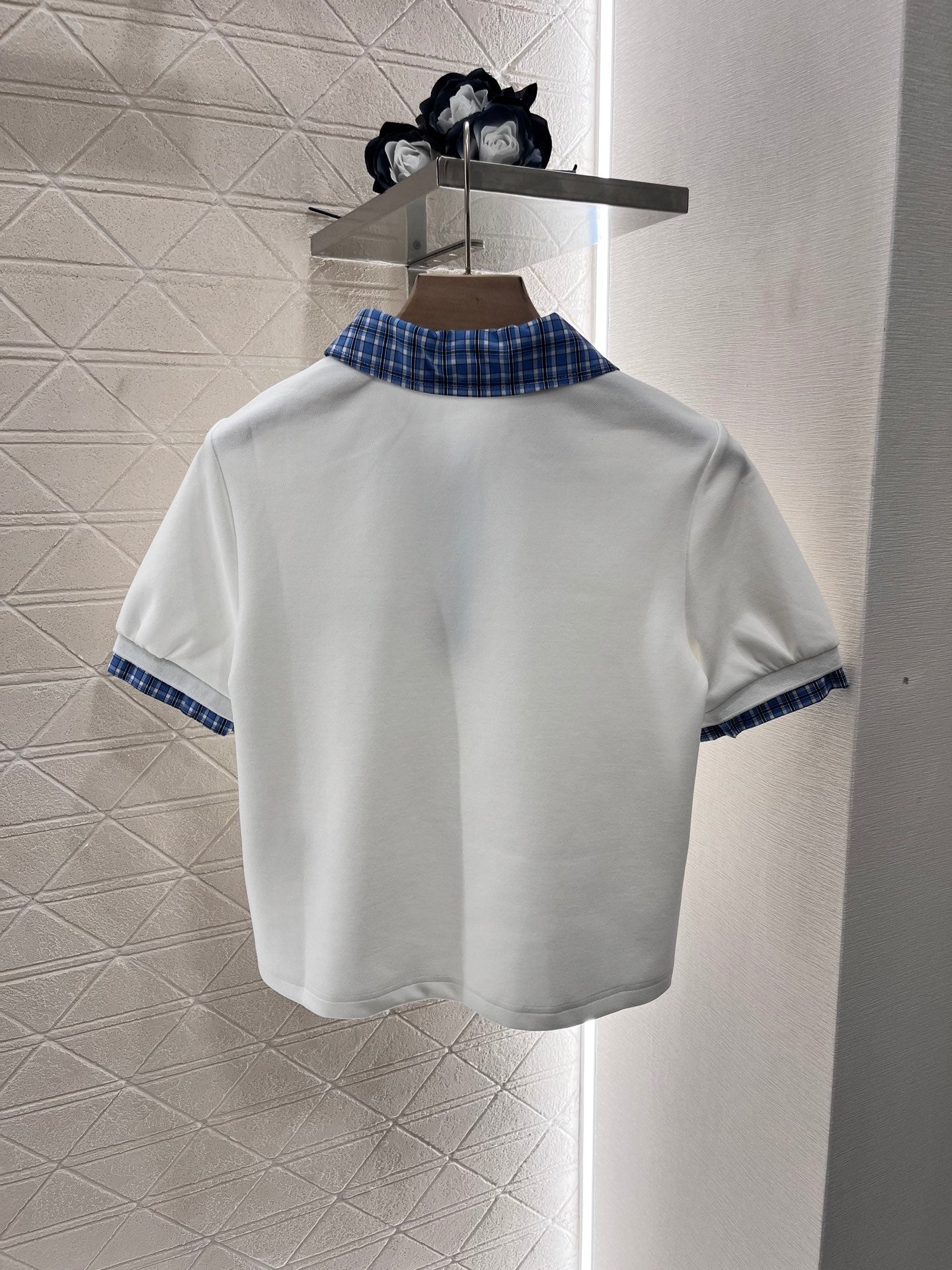 New short-sleeved top and skirt set