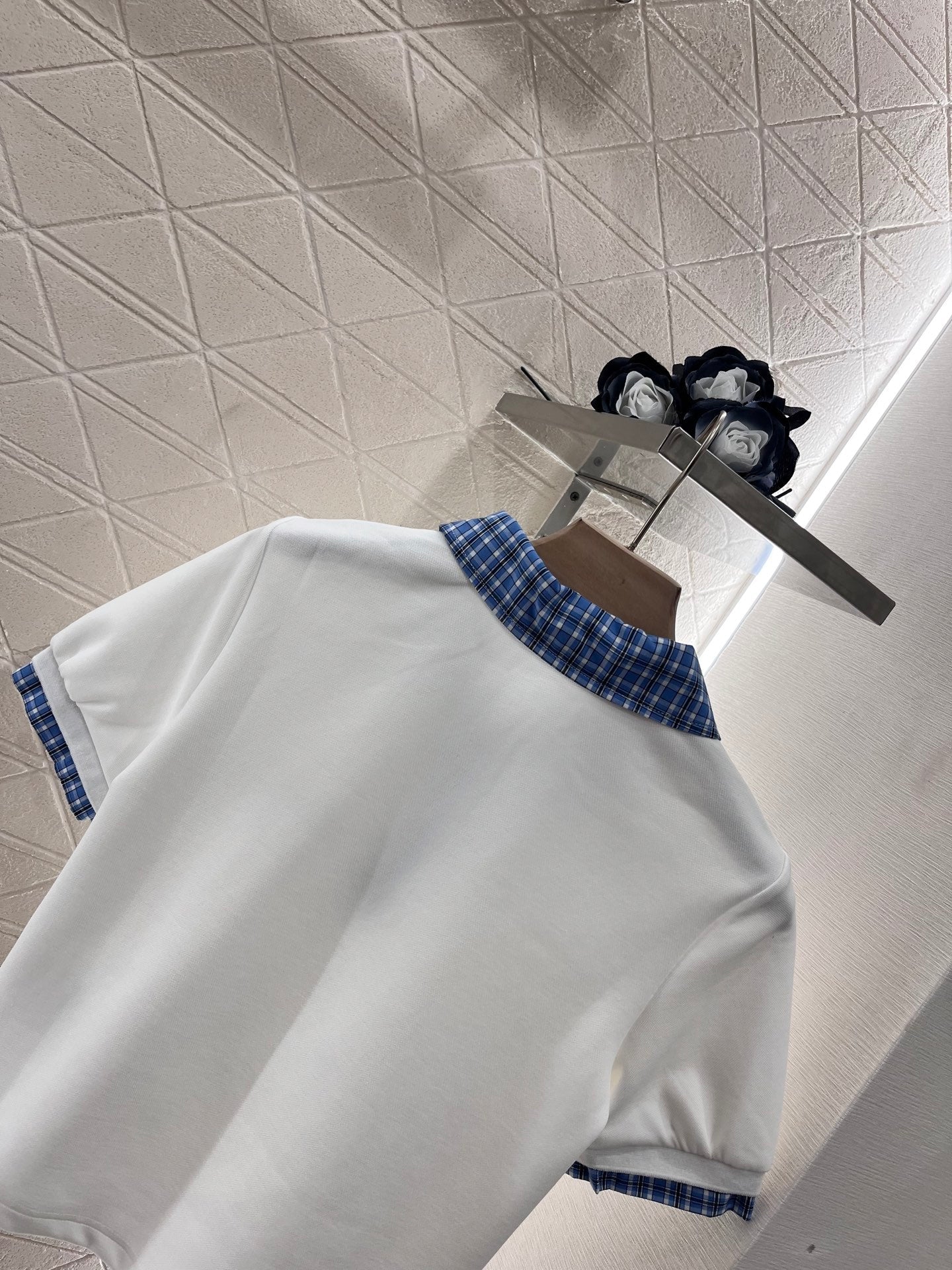 New short-sleeved top and skirt set