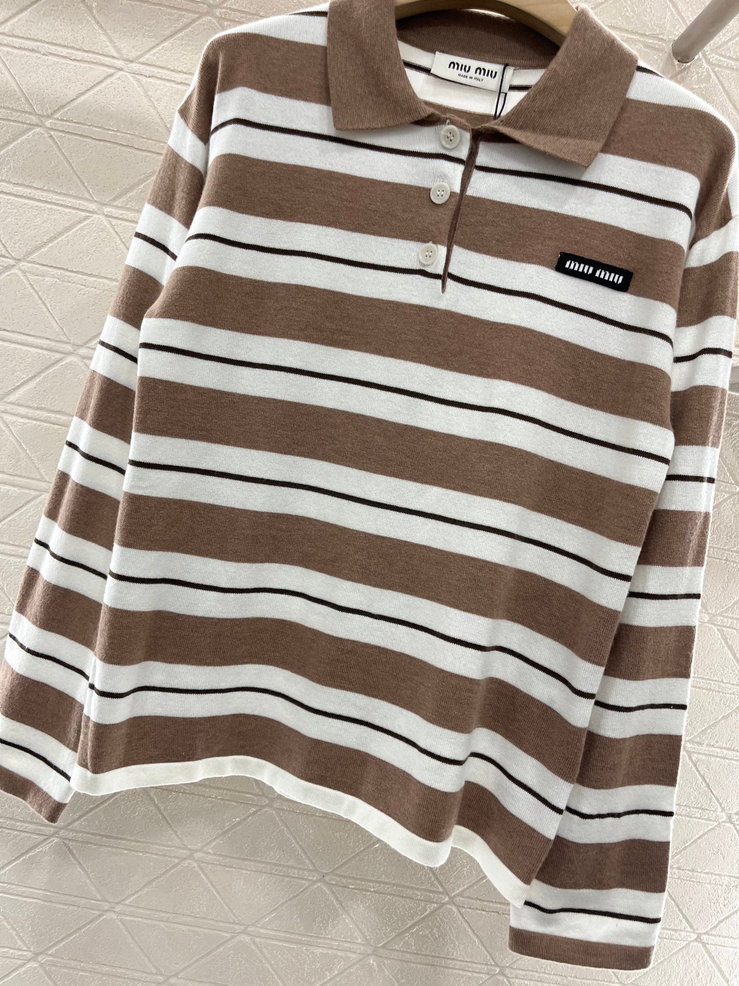 new color matching striped long sleeve top