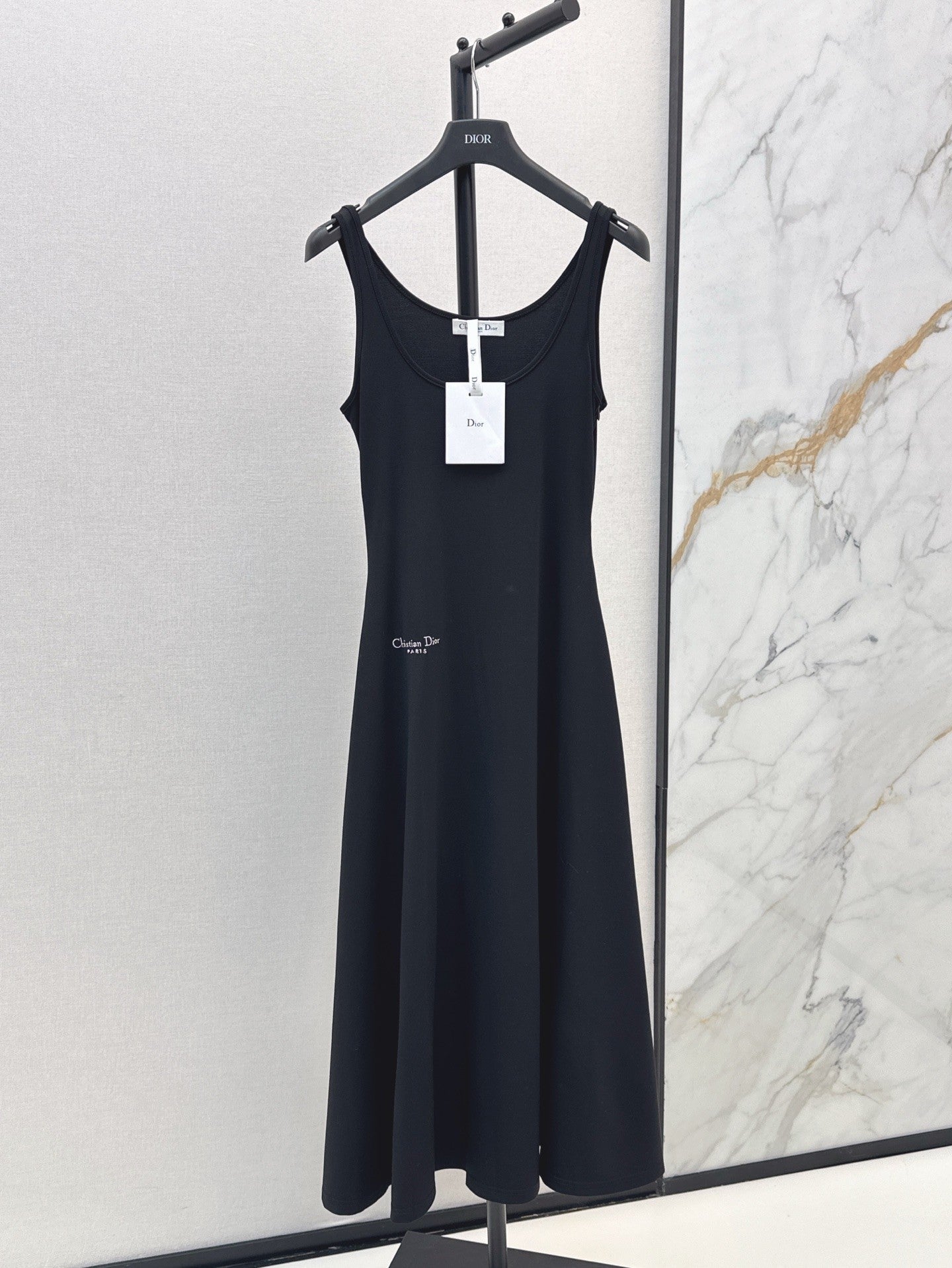 25ss U-neck suspender dress