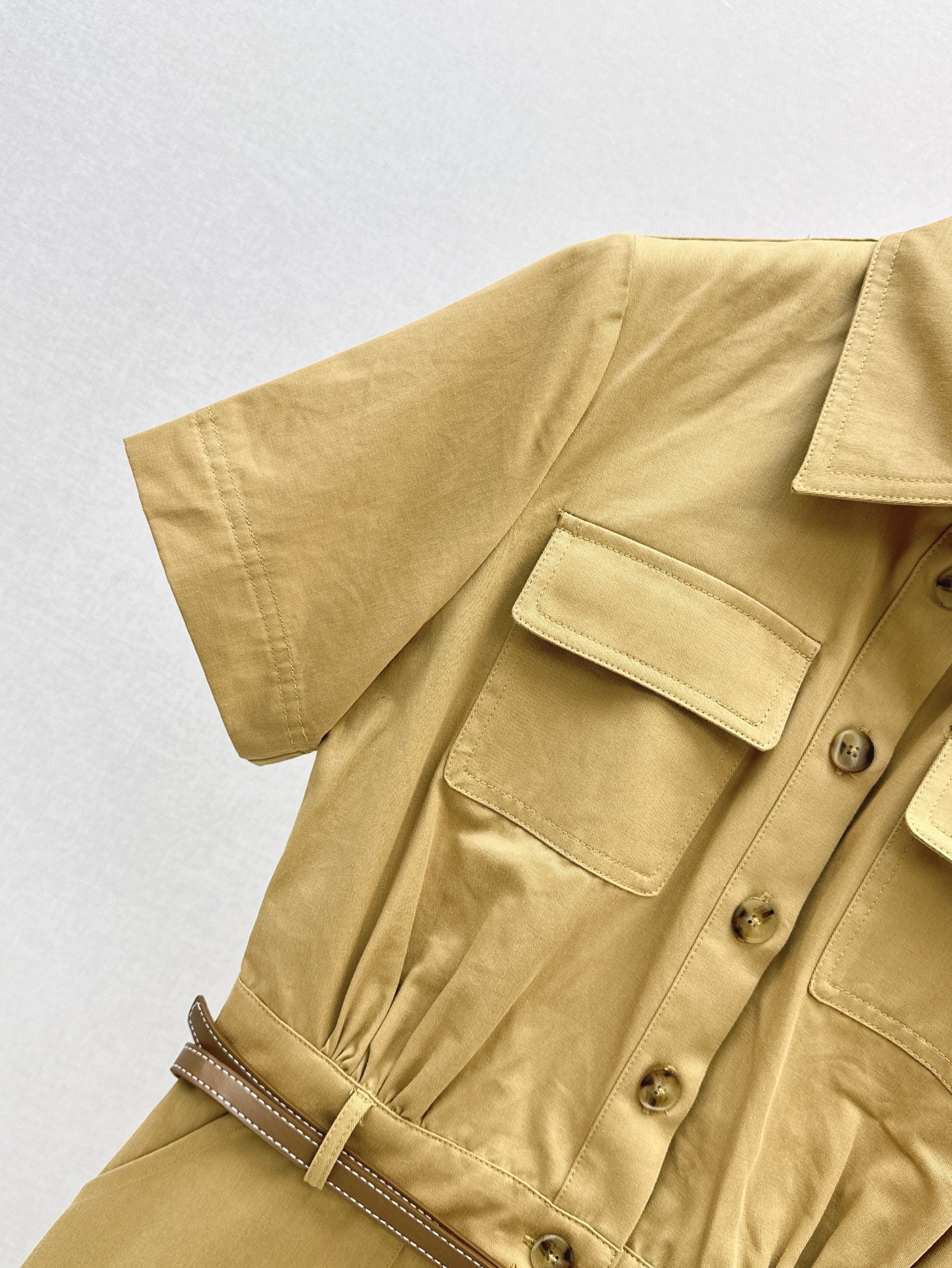 25ss vintage lapel dress