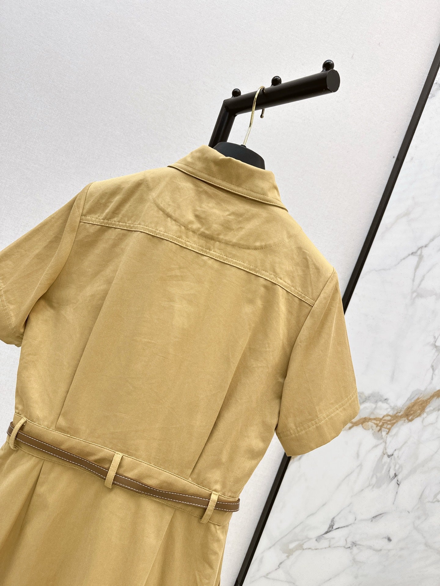 25ss vintage lapel dress