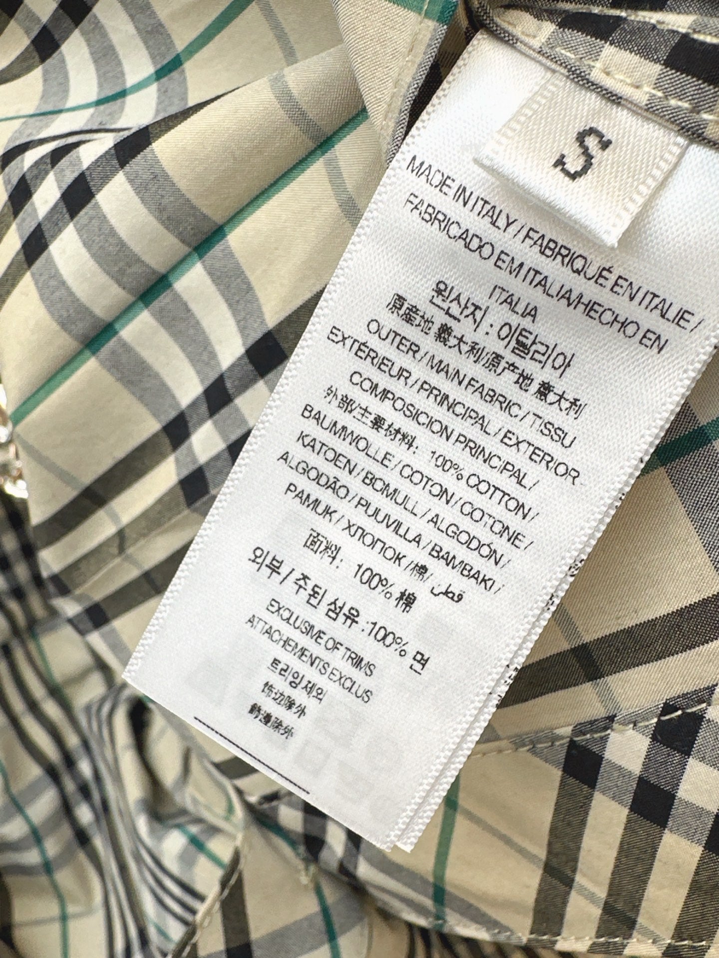 25ss classic plaid dress