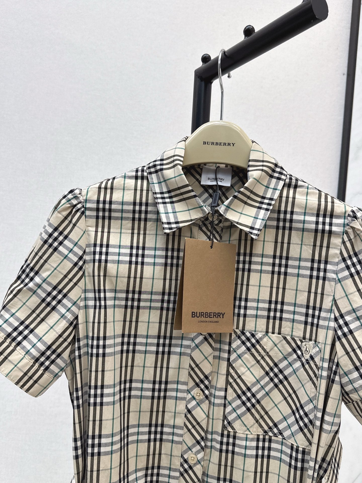 25ss classic plaid dress