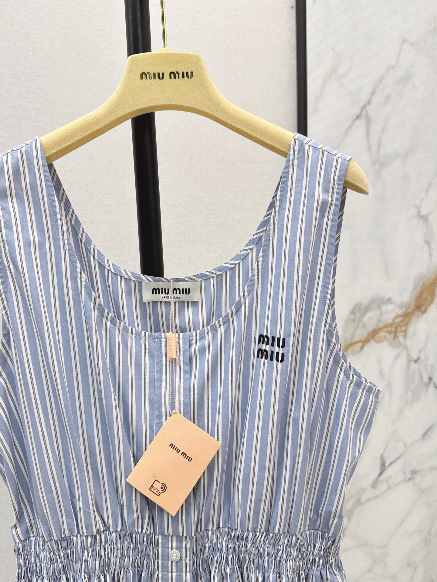 25ss striped sleeveless dress