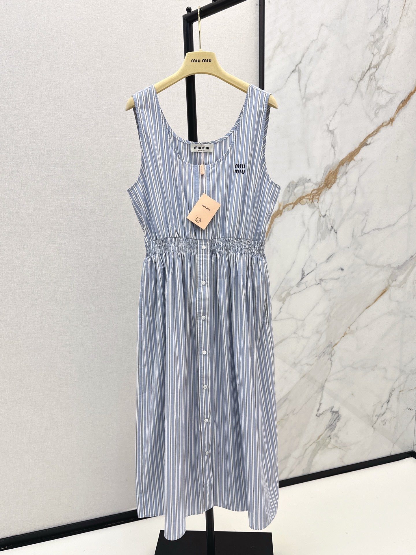 25ss striped sleeveless dress