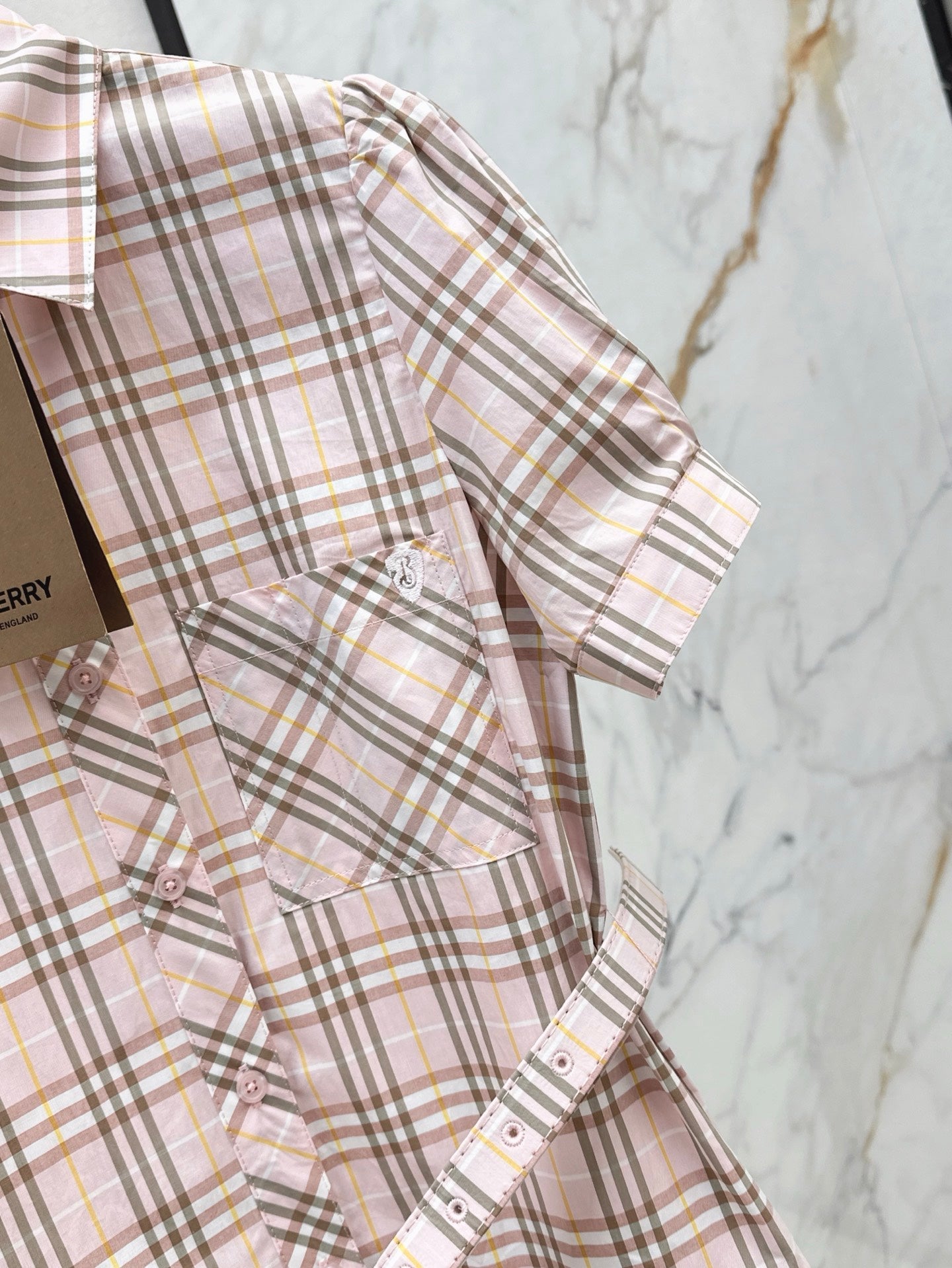 25ss classic plaid dress