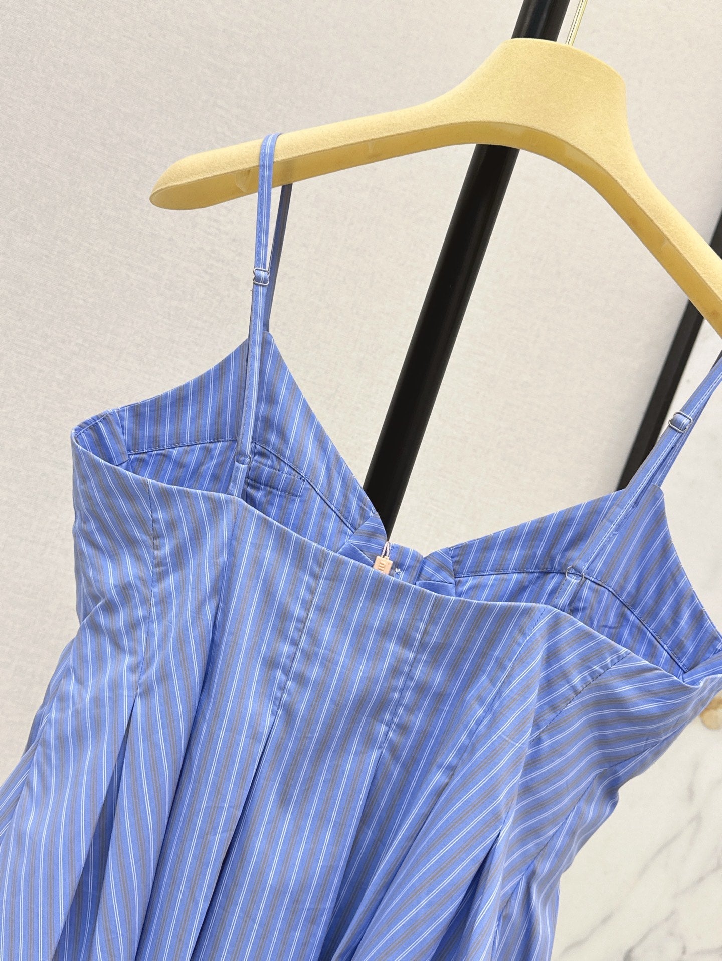 25ss blue striped small suspender belt