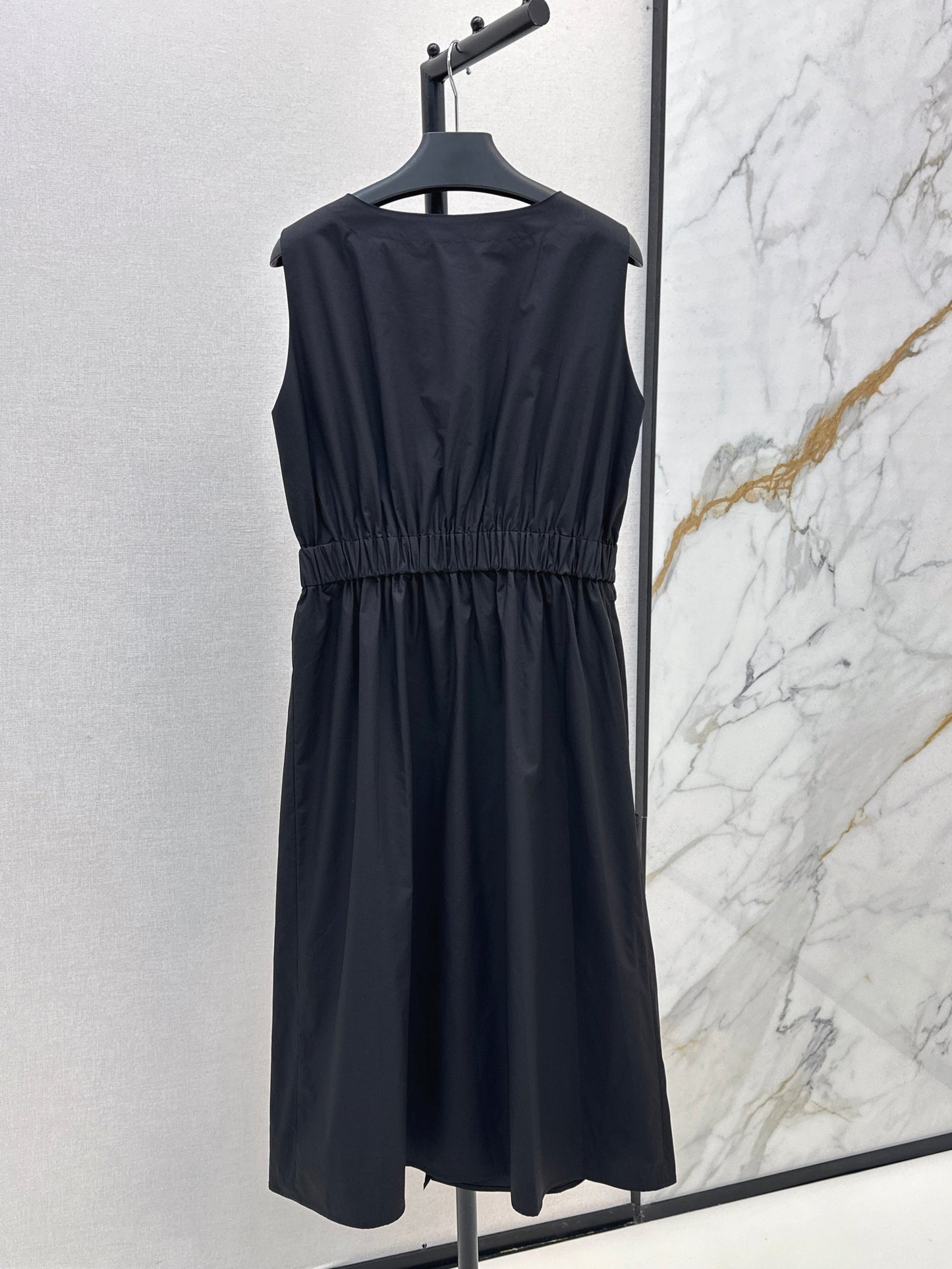 25ss belted pleated cargo tank top