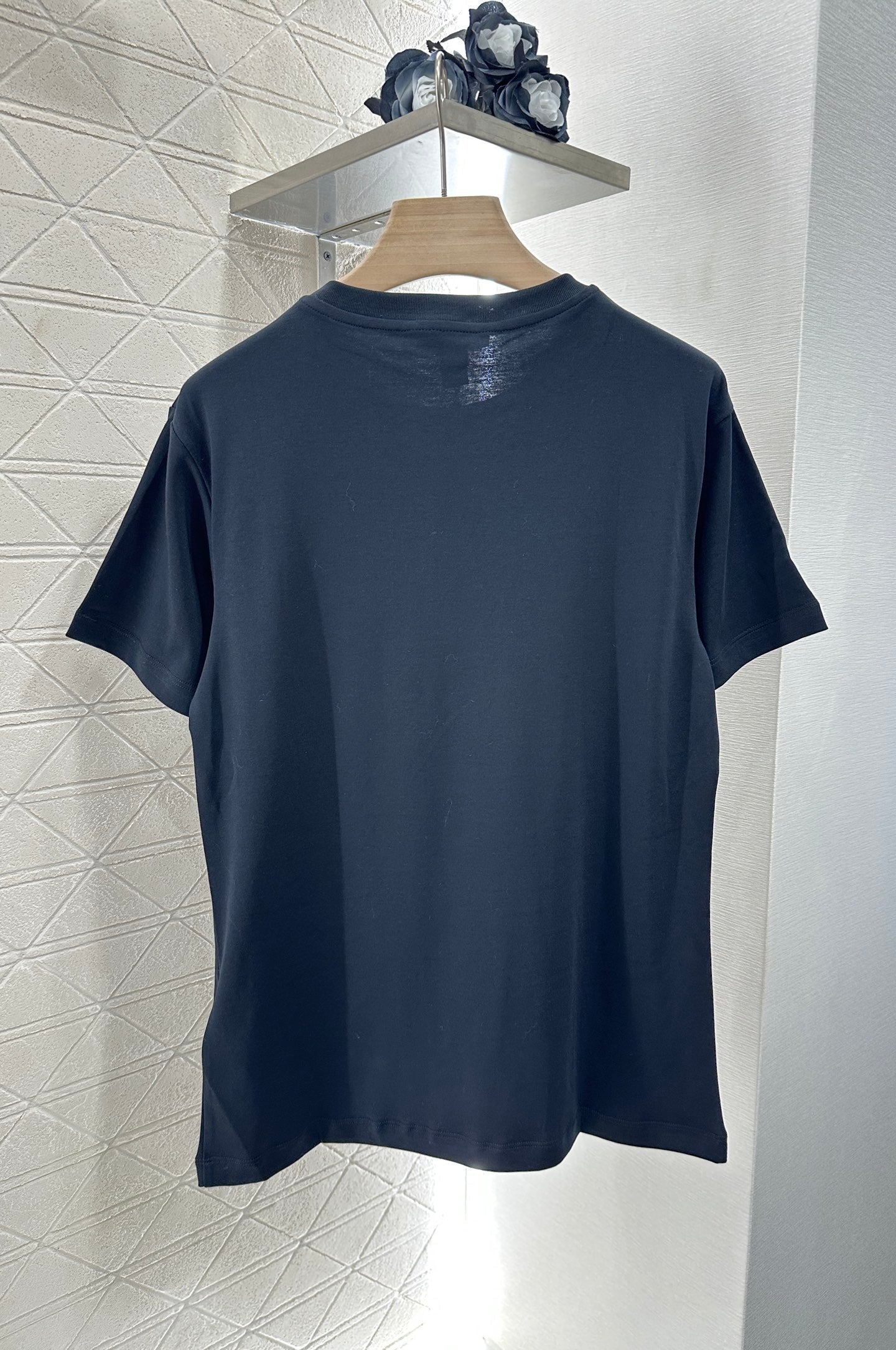 25ss metal logo pocket T-shirt