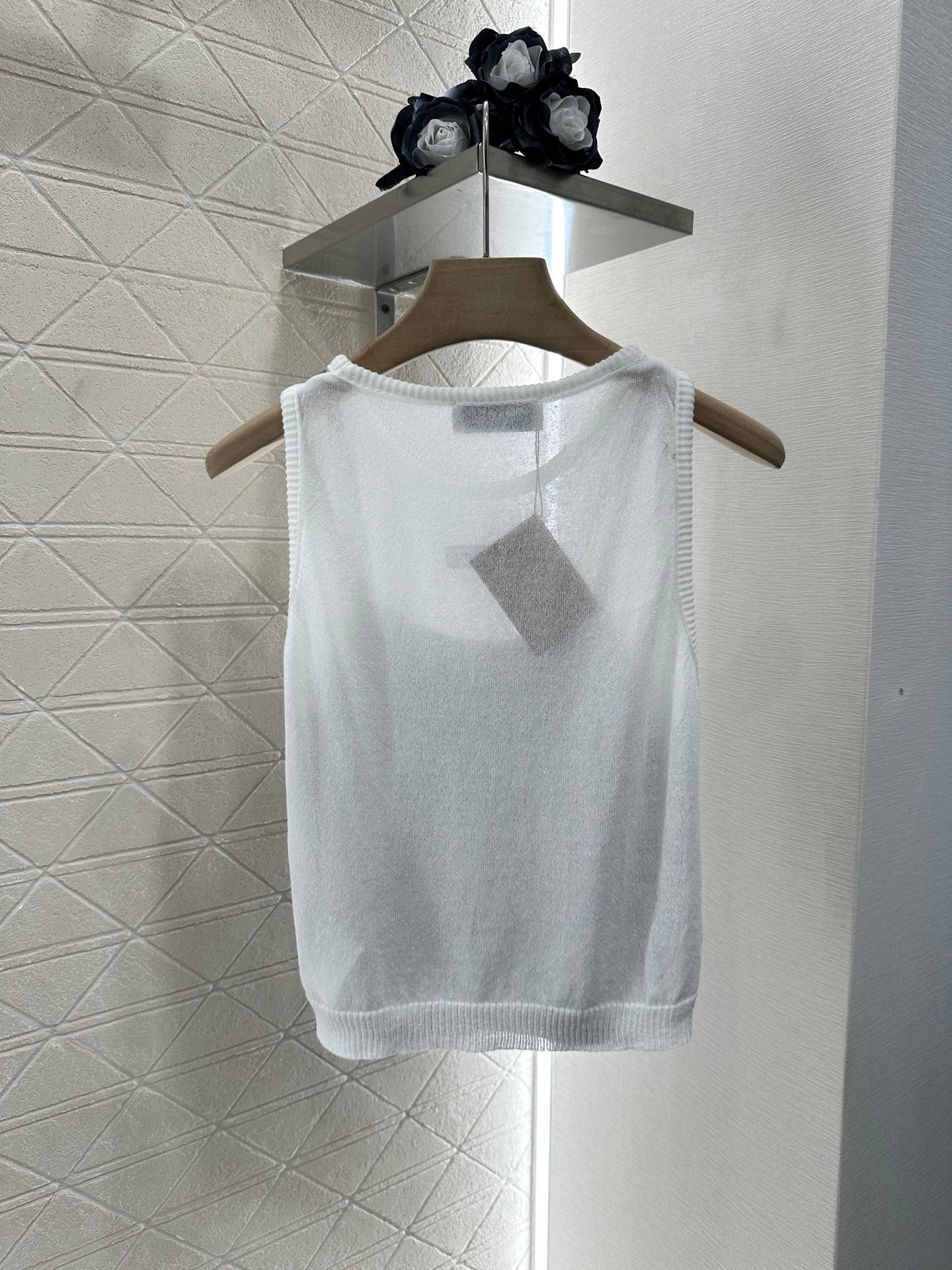 25ss fashion fake two piece vest-2