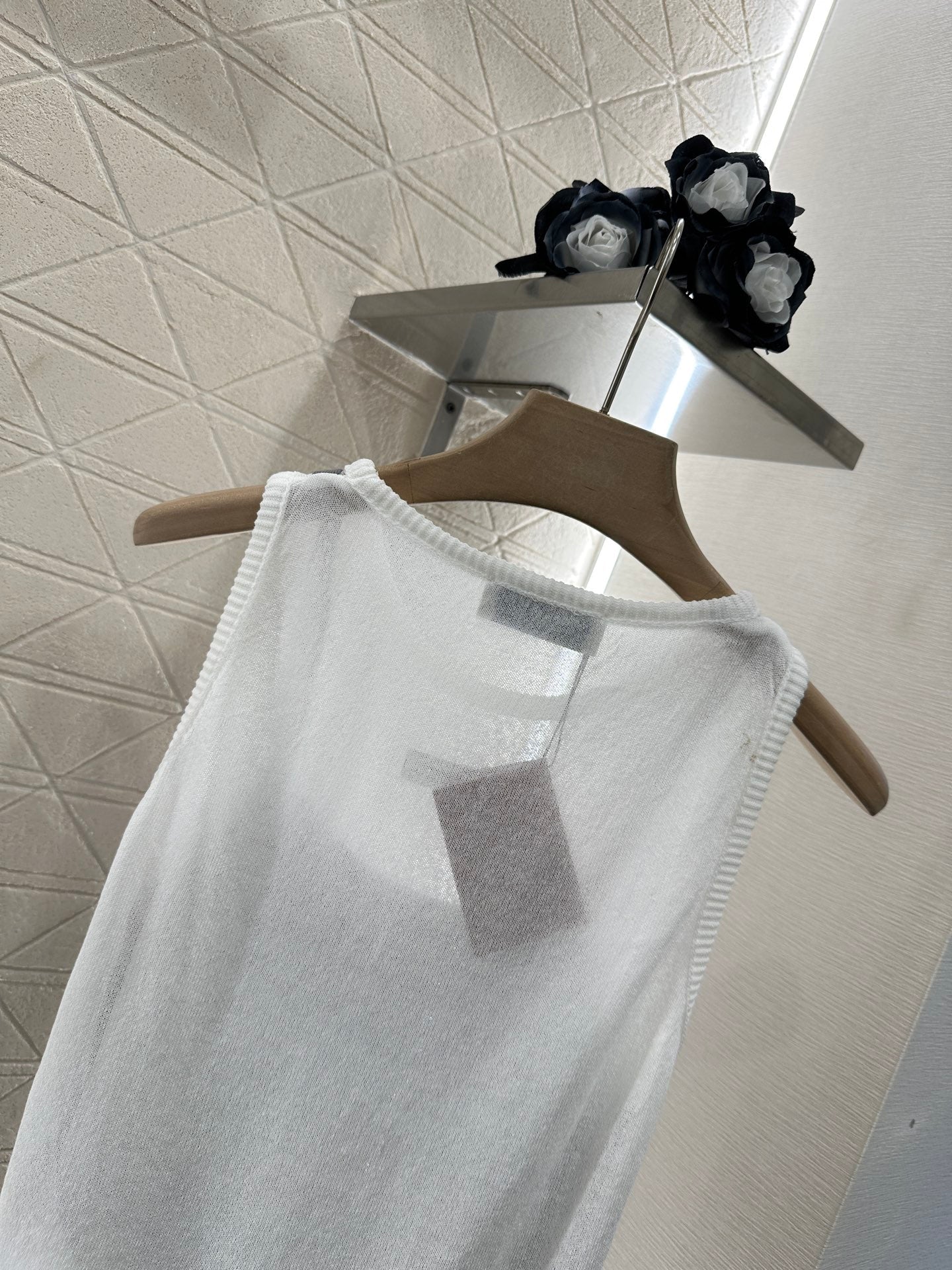 25ss fashion fake two piece vest-2