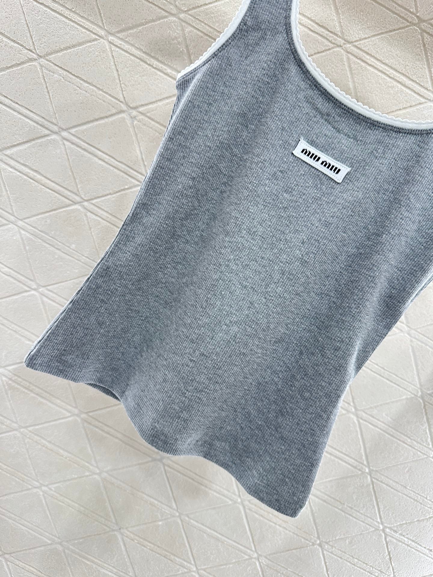 25ss lace cotton vest