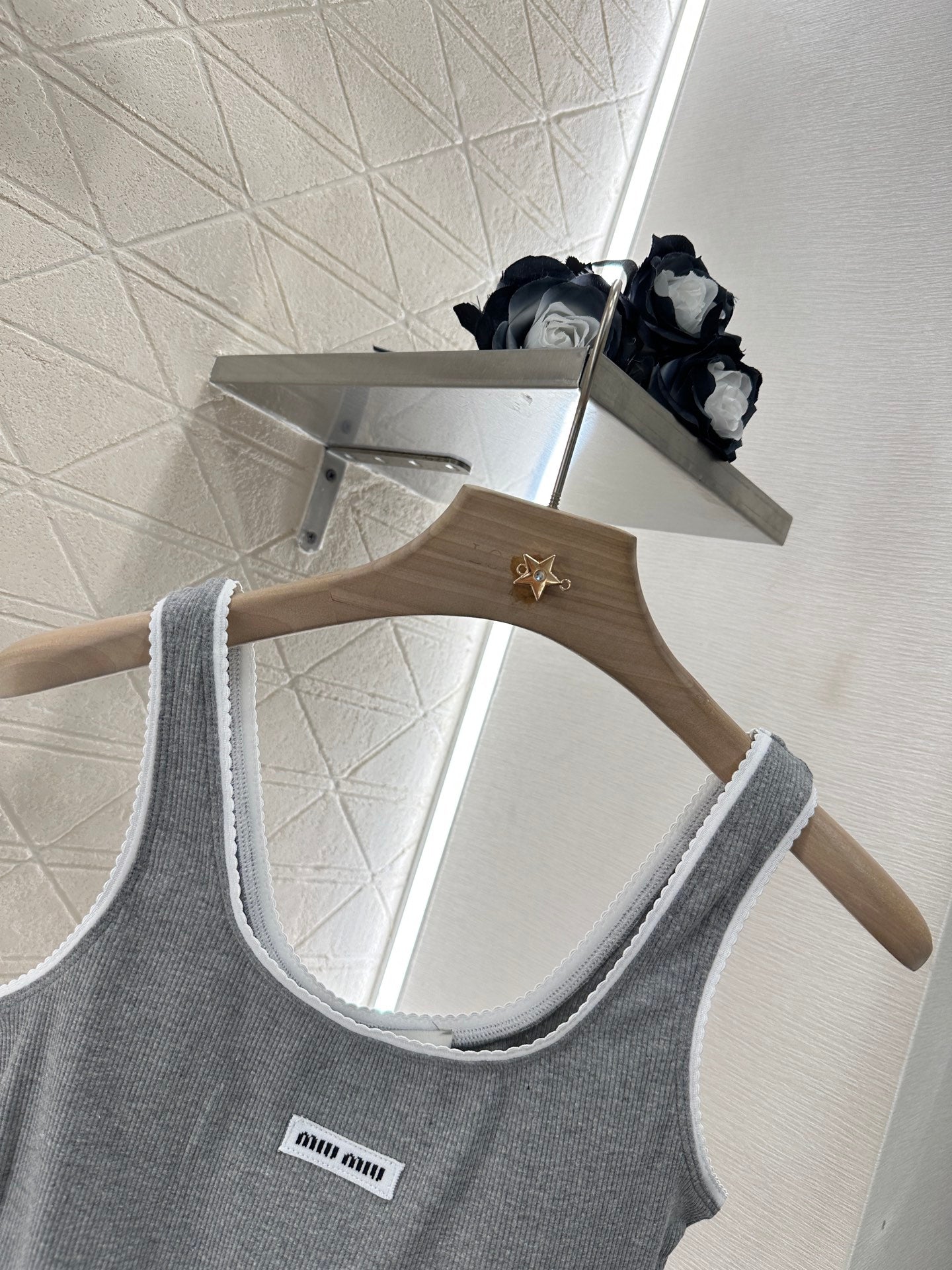 25ss lace short bra vest