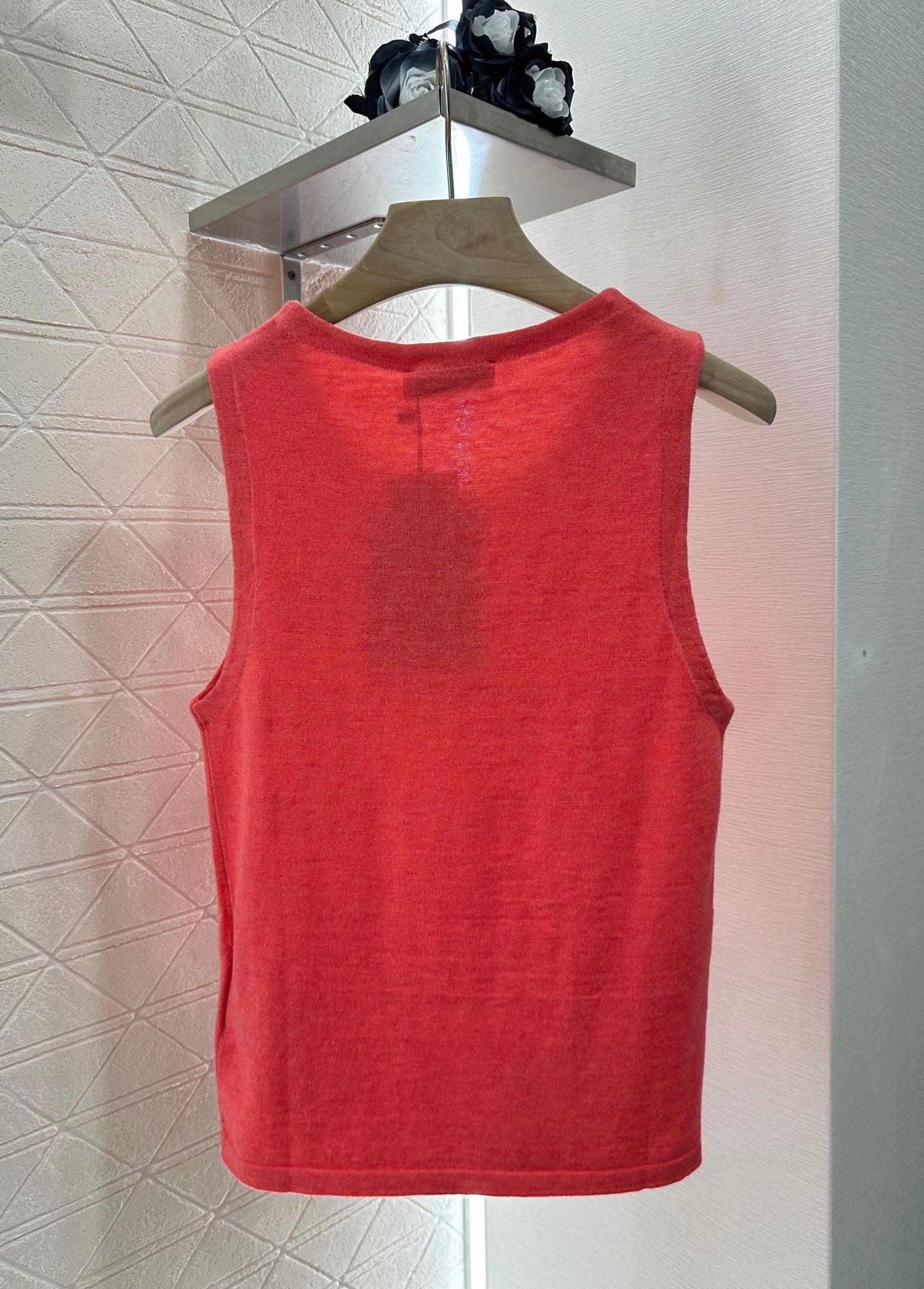 25ss slim fit wool yarn vest