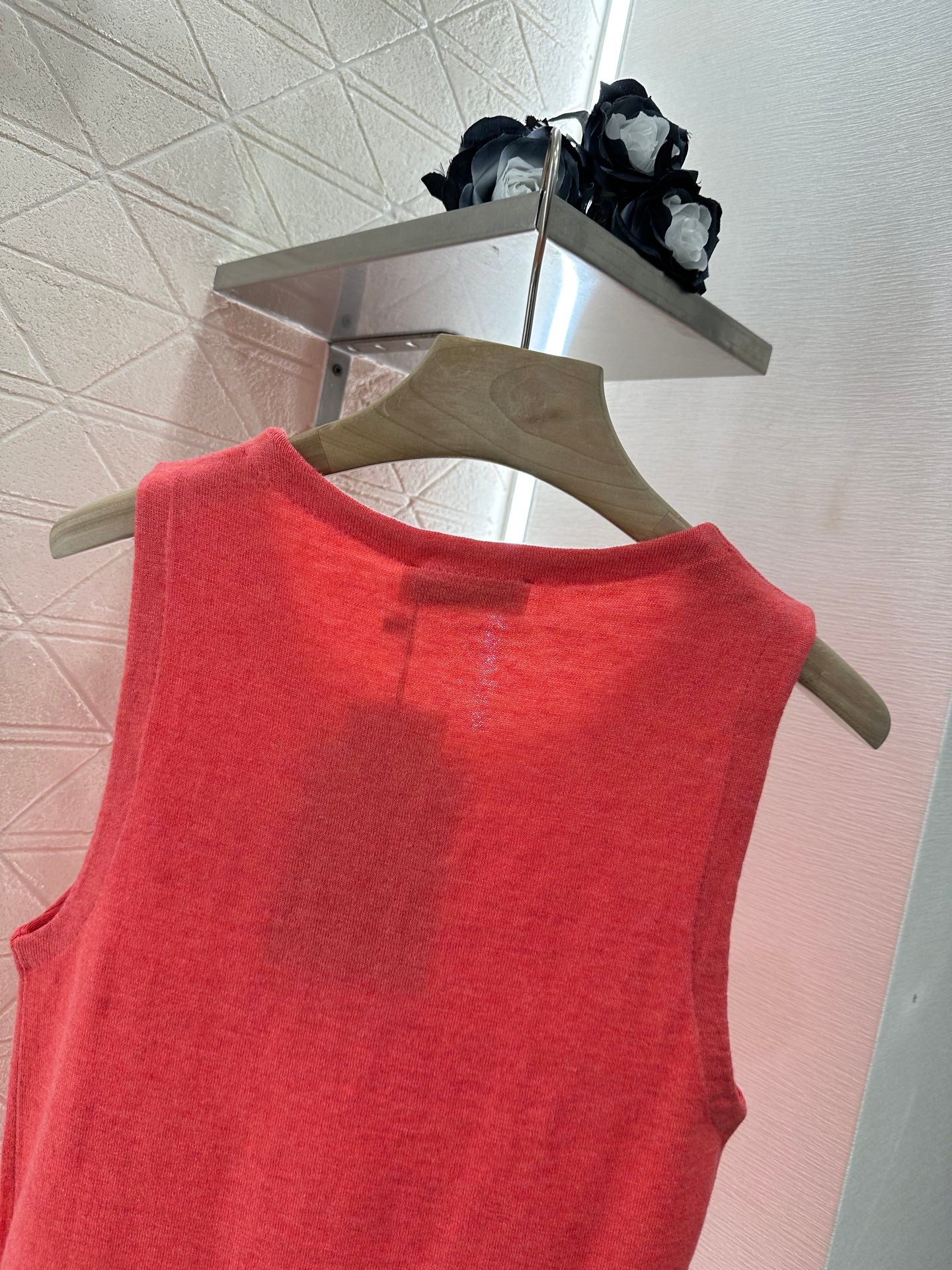 25ss slim fit wool yarn vest