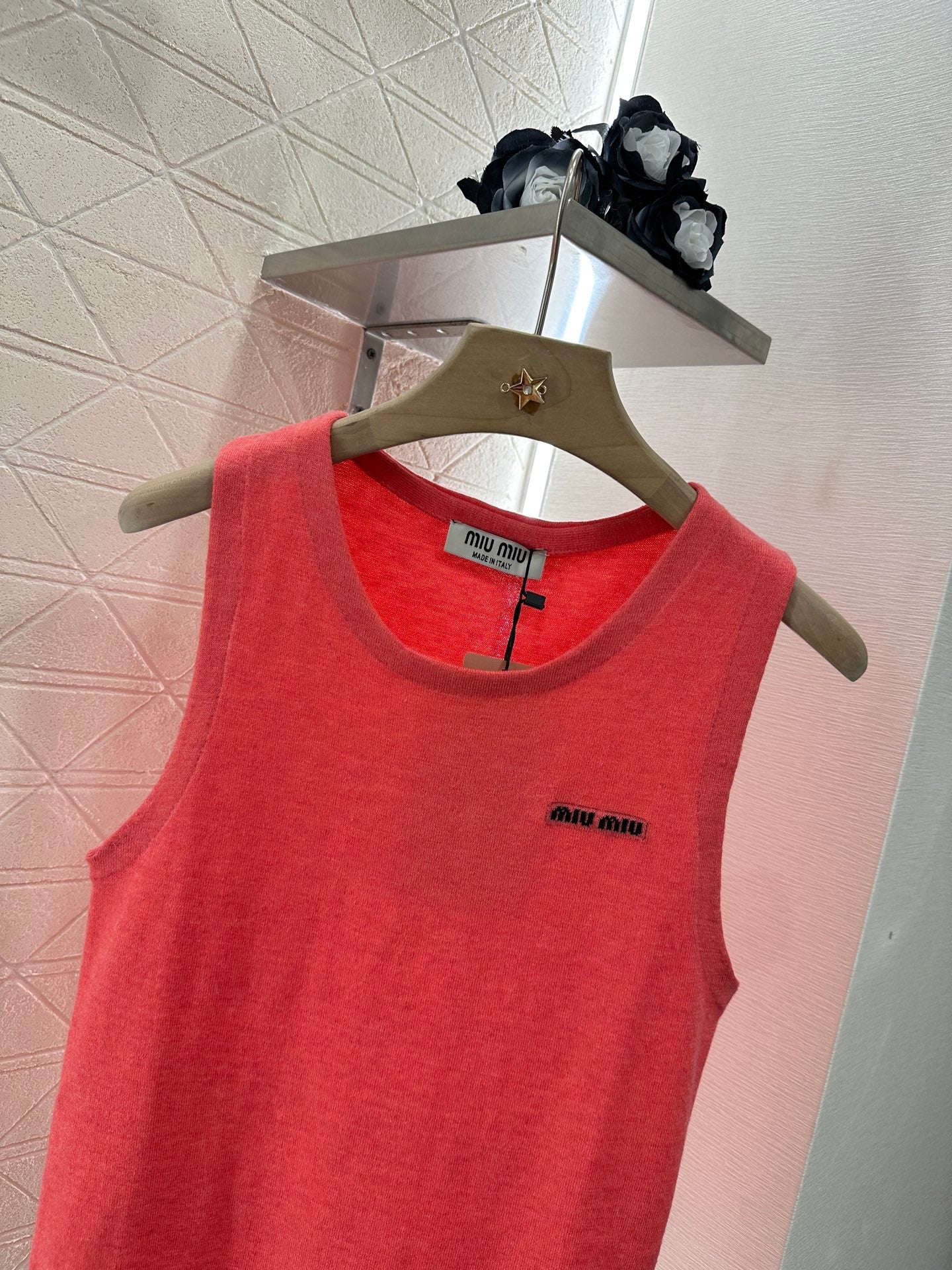 25ss slim fit wool yarn vest