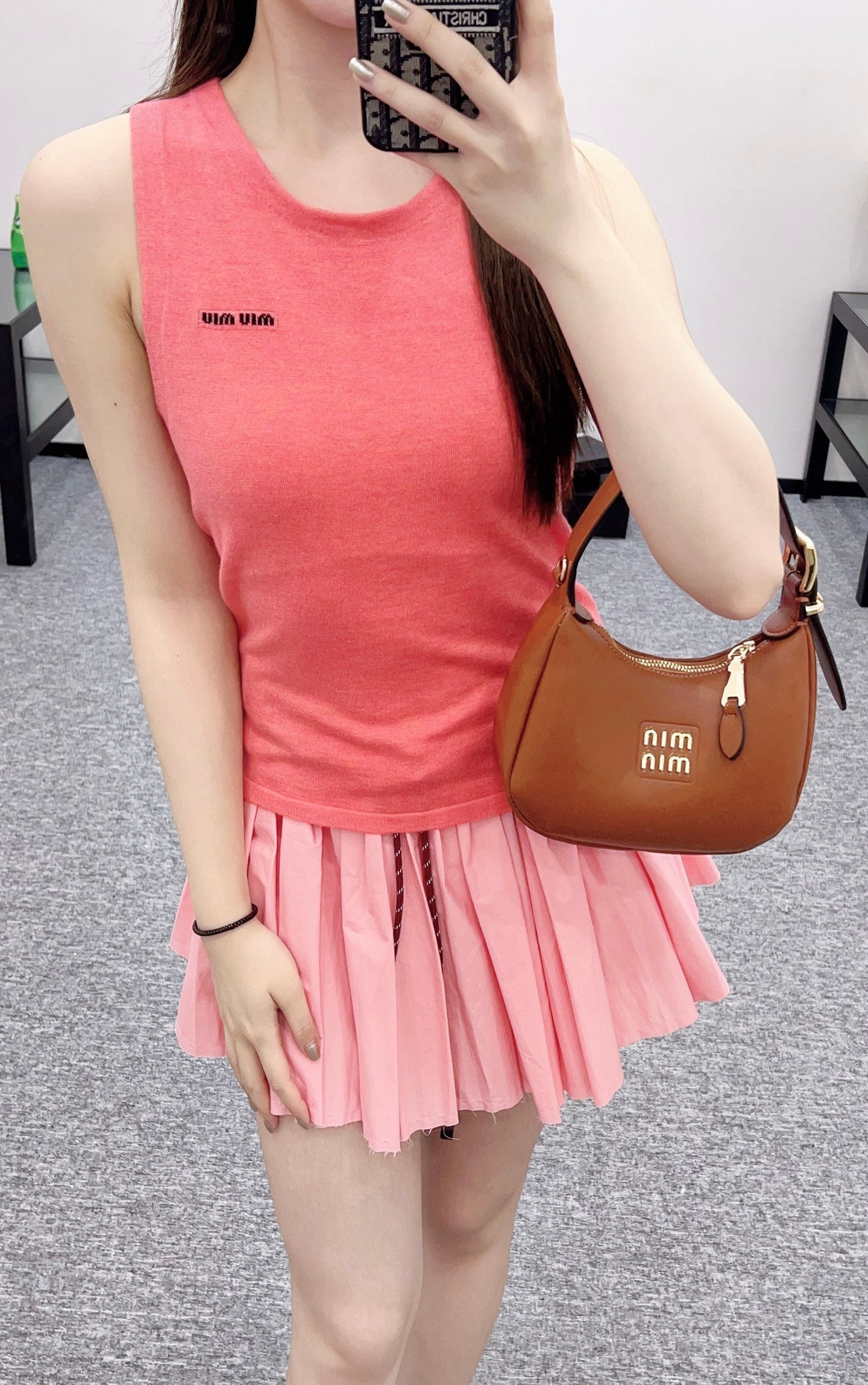 25ss slim fit wool yarn vest