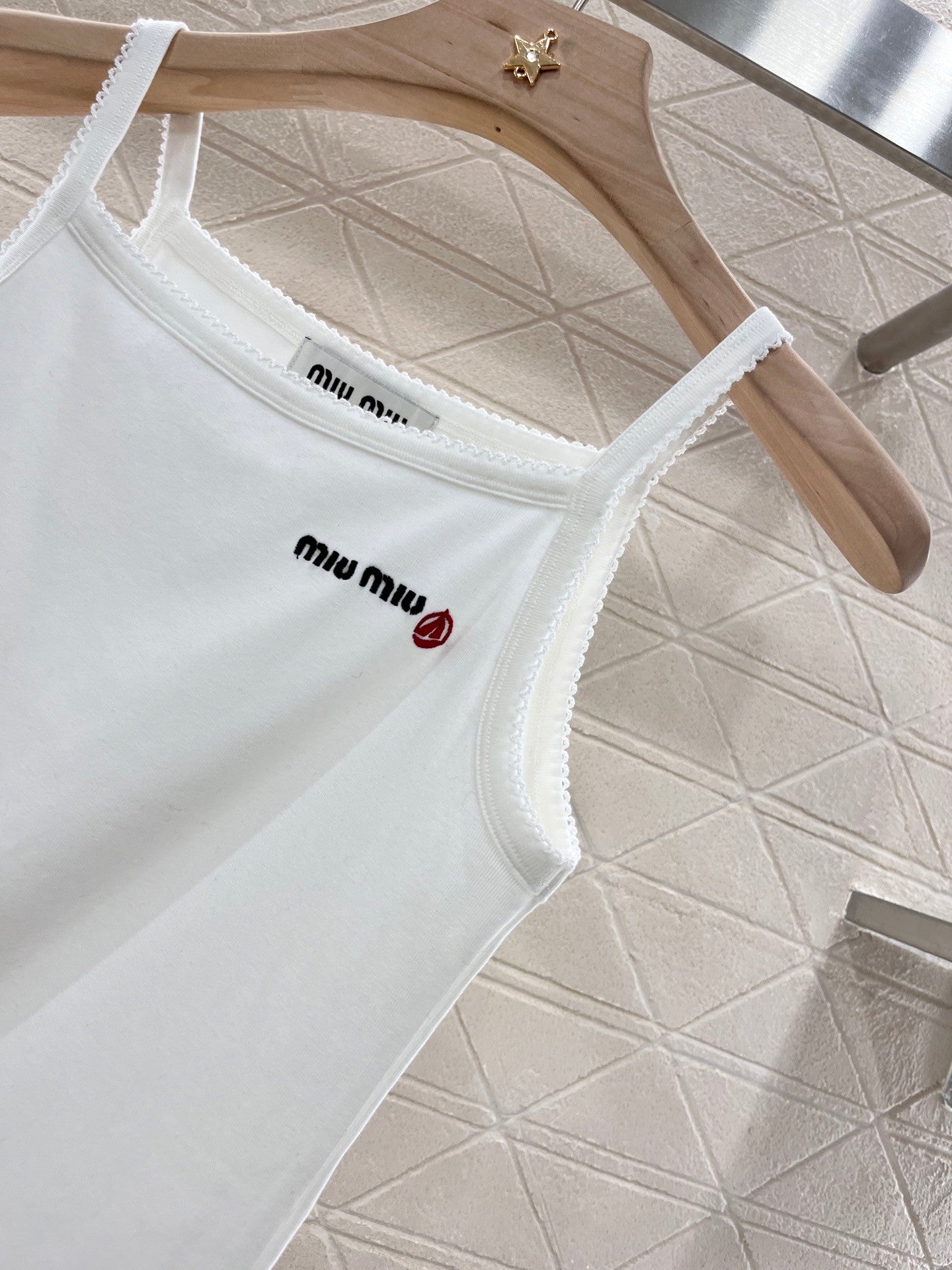 New fashion cotton twill lace camisole