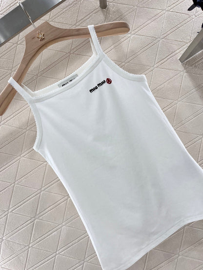 New fashion cotton twill lace camisole