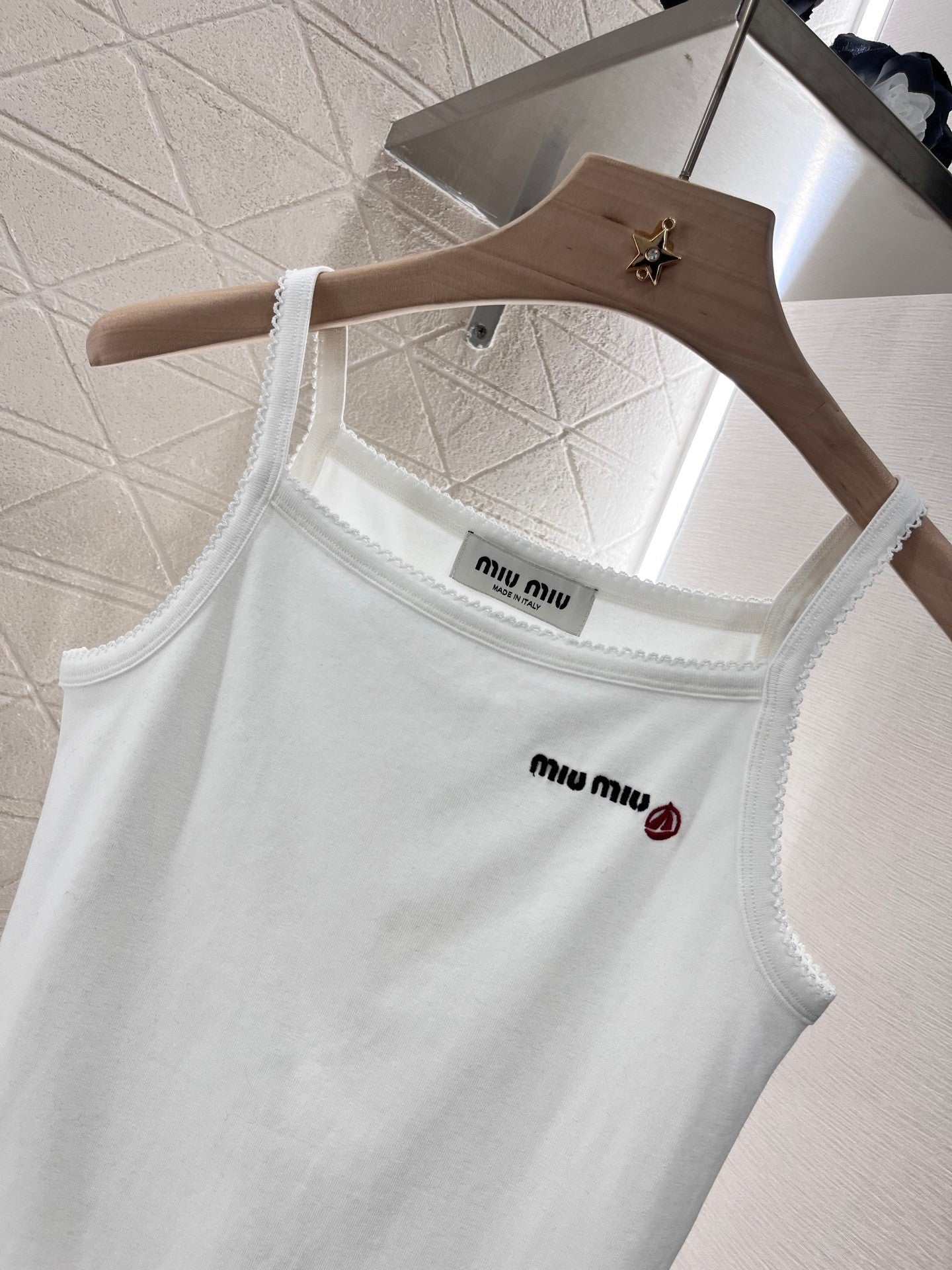 New fashion cotton twill lace camisole