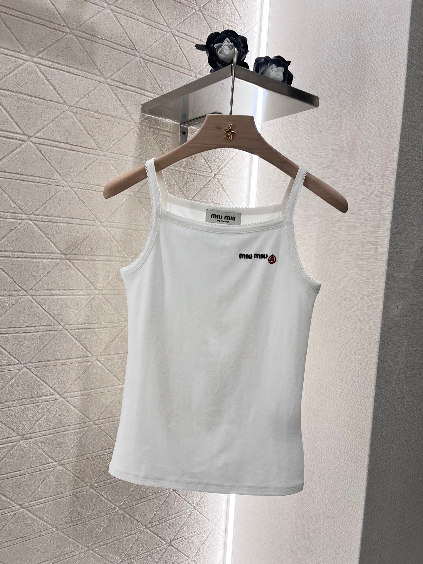 New fashion cotton twill lace camisole