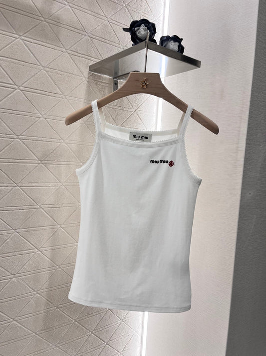 New fashion cotton twill lace camisole