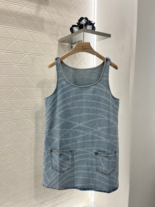 New Fashion Denim Vest Dress