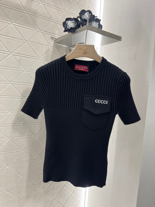 New fashion knitted short sleeves in two colors