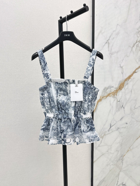 25ss animal jungle print tube top suspender