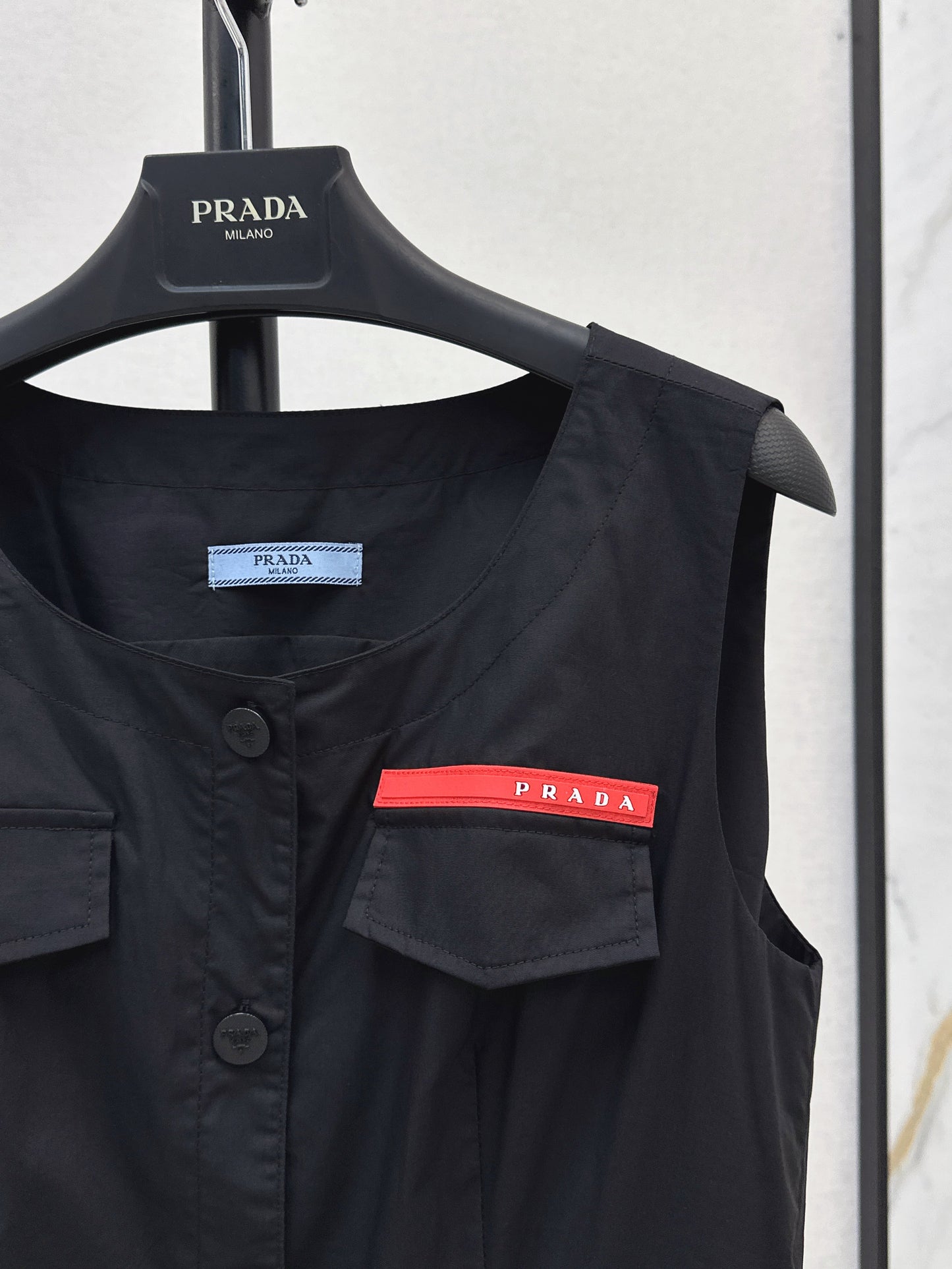 25ss belted pleated cargo tank top