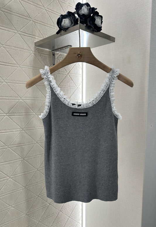 25ss lace vest