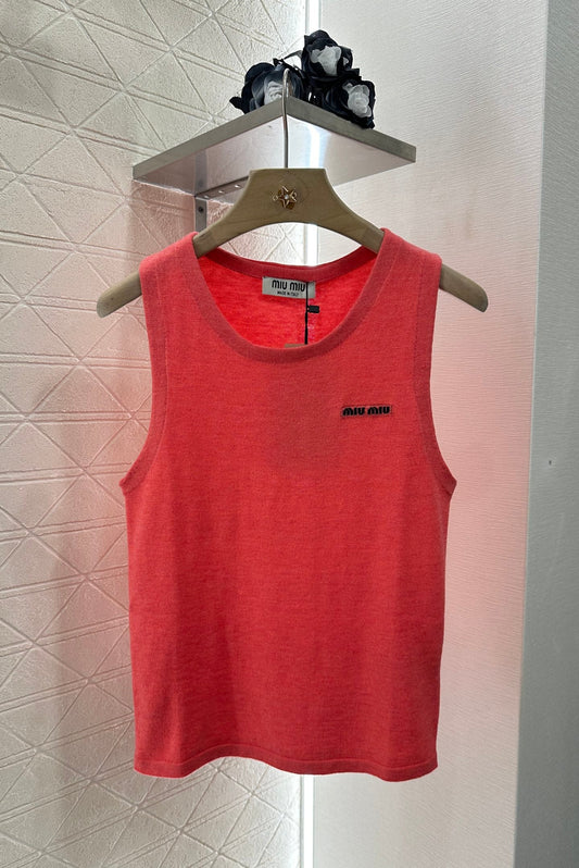 25ss slim fit wool yarn vest