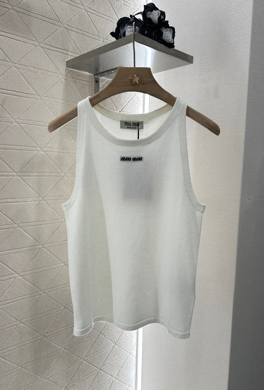25ss slim fit wool yarn vest-2