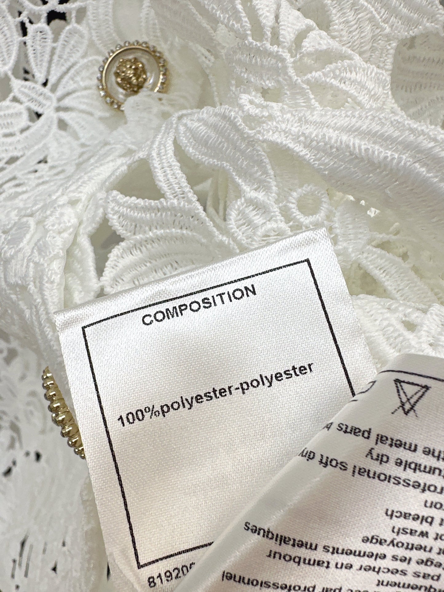 25ss hollow embroidered pattern cardigan vest